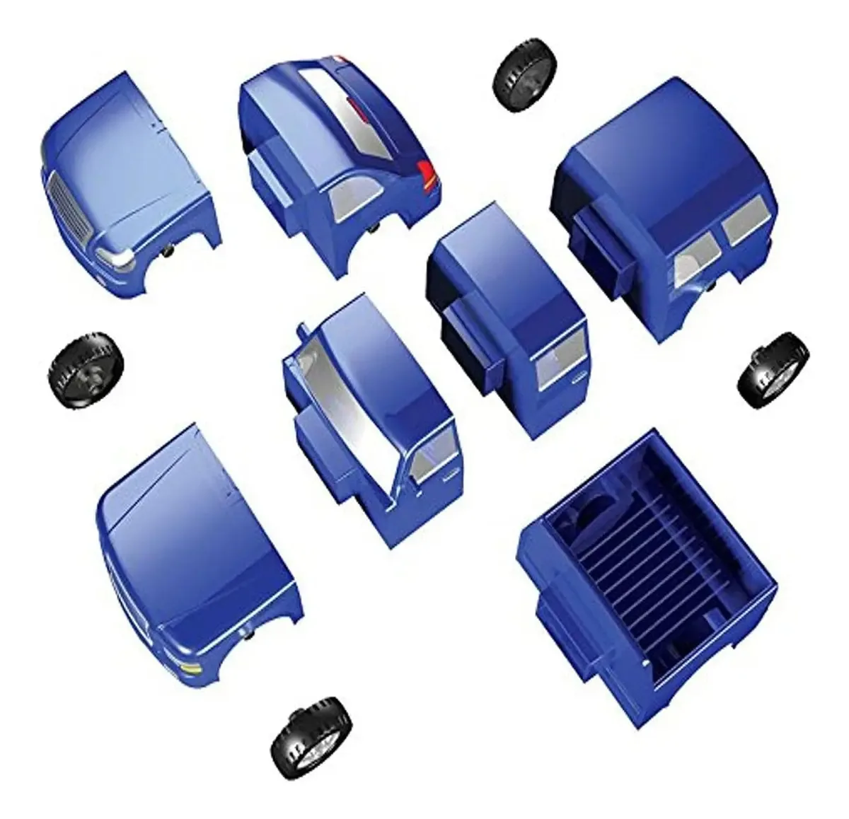 Conjunto De Brinquedos Magnéticos Para Construir Um Carro, 1
