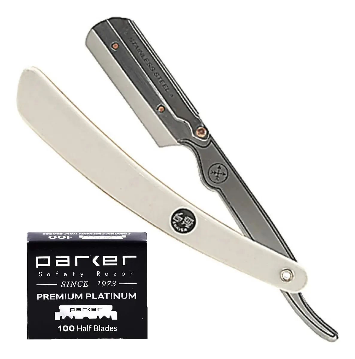 Lâmina de barbear Parker Srw Straight Edge para homens C