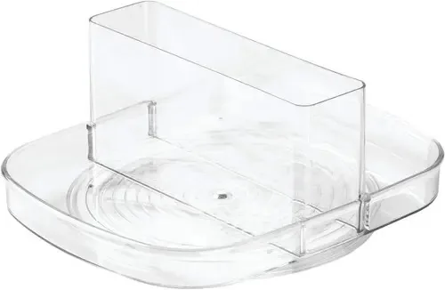 Idesign Linus - Porta-guardanapos de plástico para bancadas