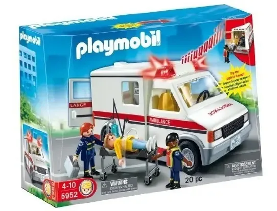 Ambulância de resgate Playmobil