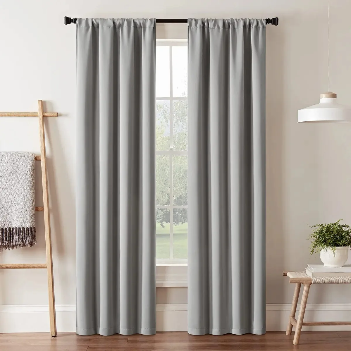 Eclipse Darrell - Cortinas térmicas Blackout para janelas, D