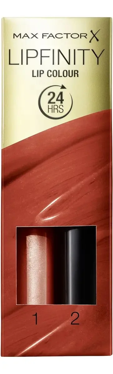 Batom Max Factor Lipfinity em duas etapas