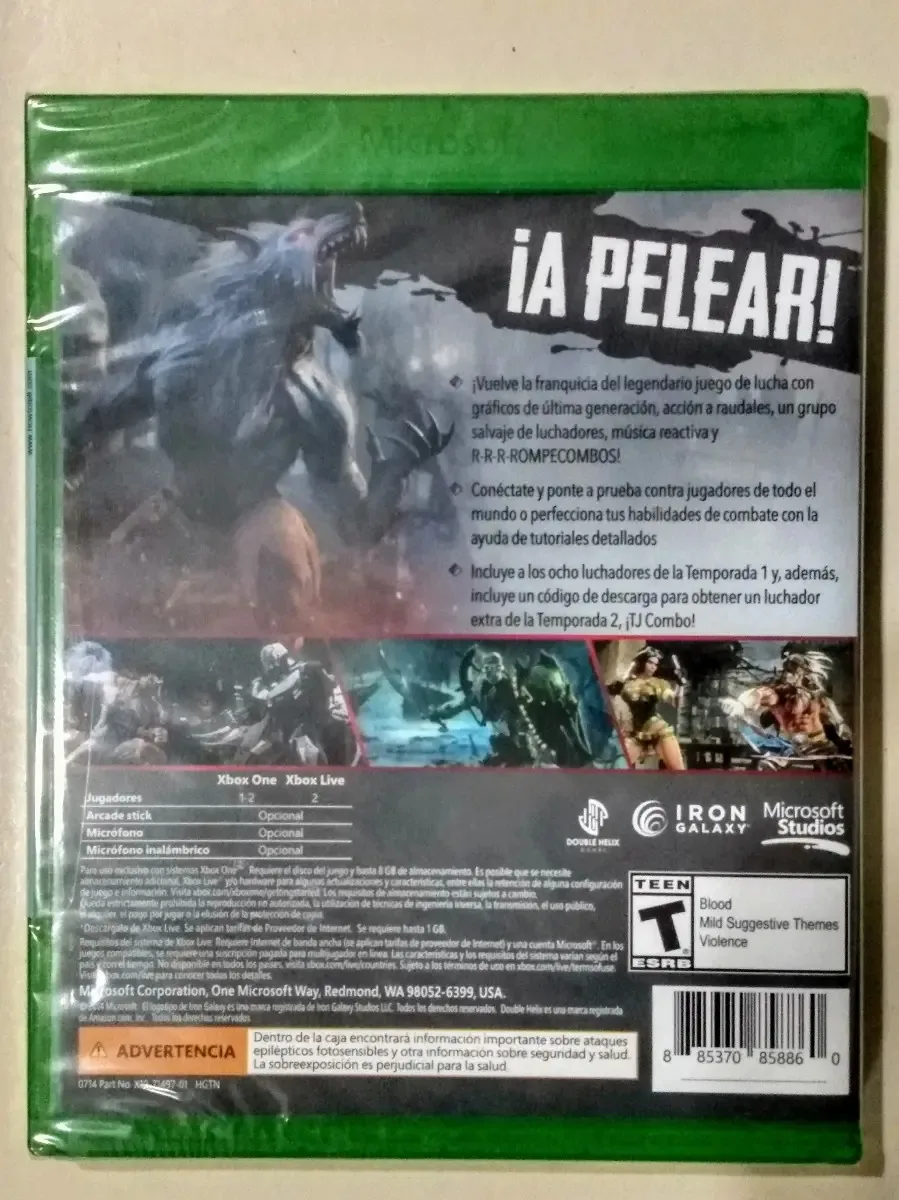Jogo físico selado para Xbox One Killer Instinct