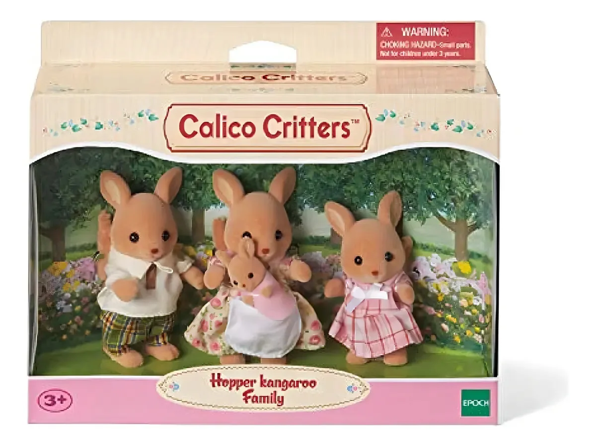 Família de cangurus Calico Critters Hopper