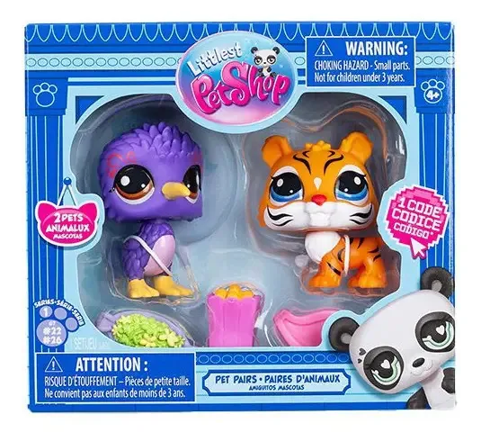 Conjunto Littlest Pet Shop X2 Pet Friends