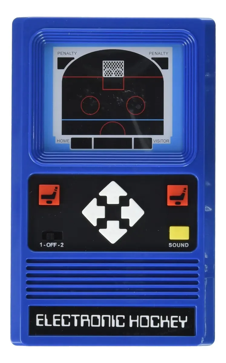 Basic Fun Jogo Eletrônico Clássico, Jogo Eletrônico de Hóquei Clássico, Hóquei, Tamanho Único