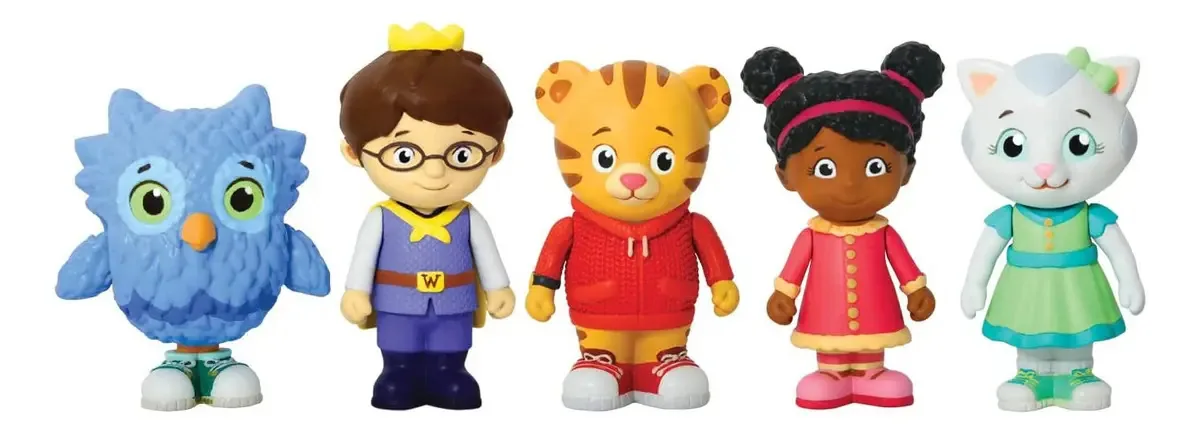 Pacote de bonecos de bairro de Daniel Tiger com