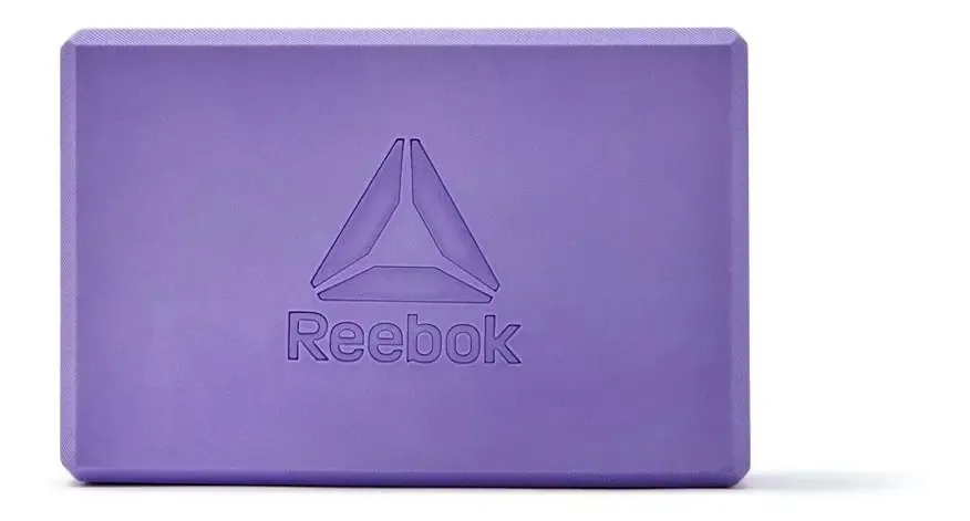 Bloco de ioga de alongamento lilás impermeável Reebok