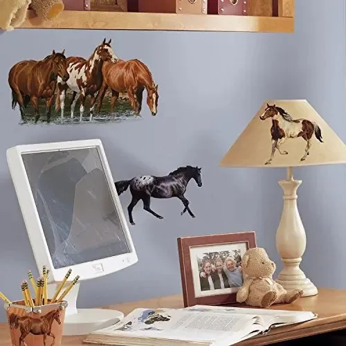 Adesivos decorativos Roommates RMK1017scs Wild Horses Peel And Stick