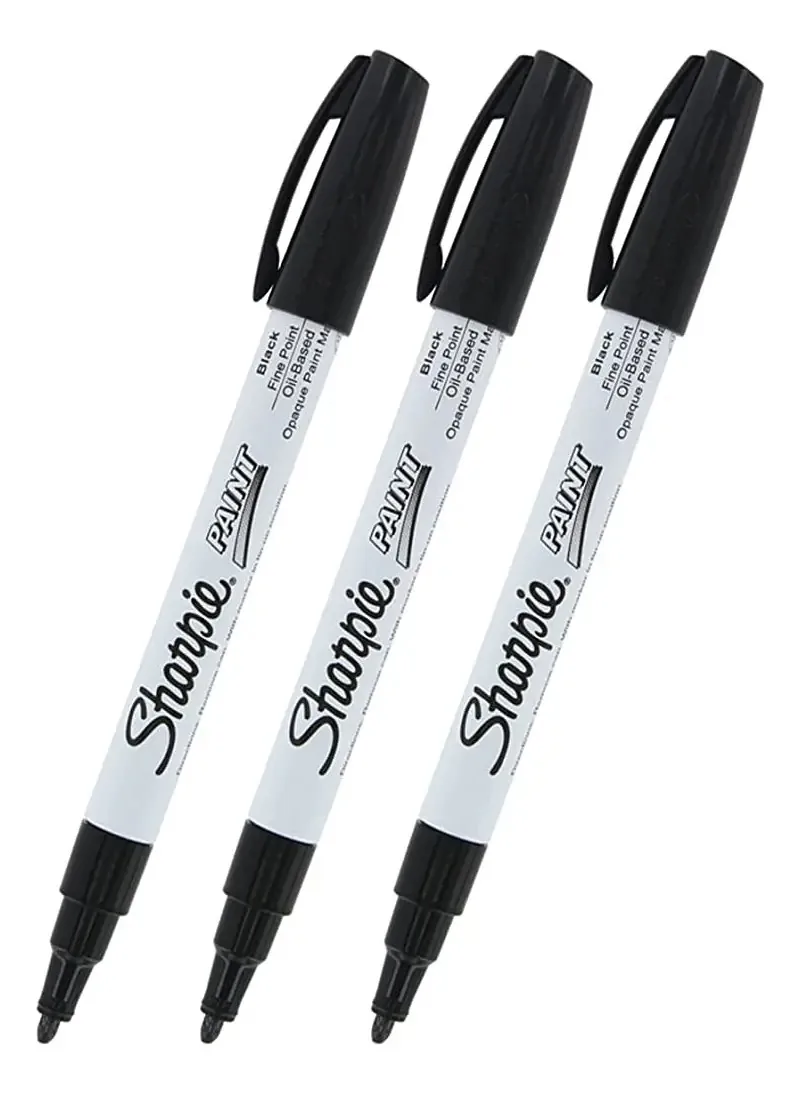 Conjunto de 3 marcadores de pintura Sharpie Fine Dot