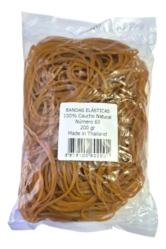 Faixas elásticas Sp 100% Borracha X 200gr