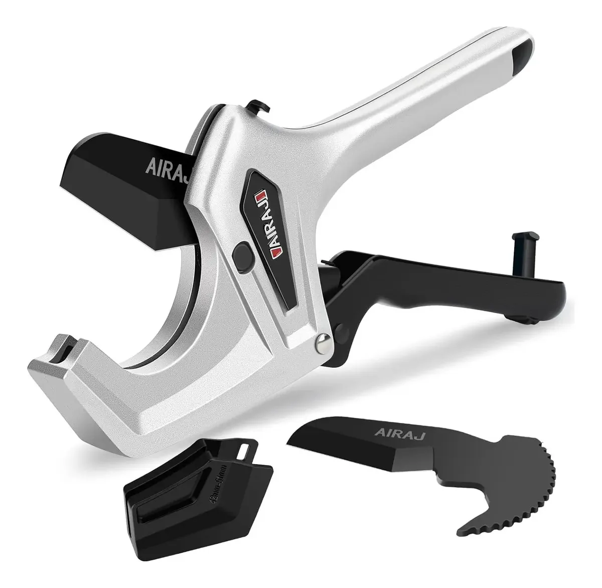 Cortador de tubos de PVC Airaj Ratchet, pesado, curto