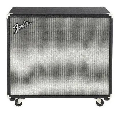 Amplificador Fender Bassman® 115 Neo, preto e prata