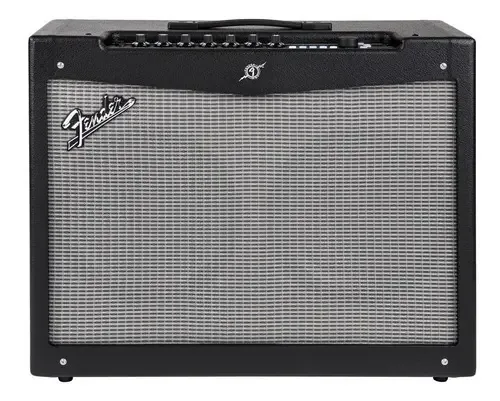 Amplificador Guitarra Fender Mustang Iv V2 150w Preto E Prateado