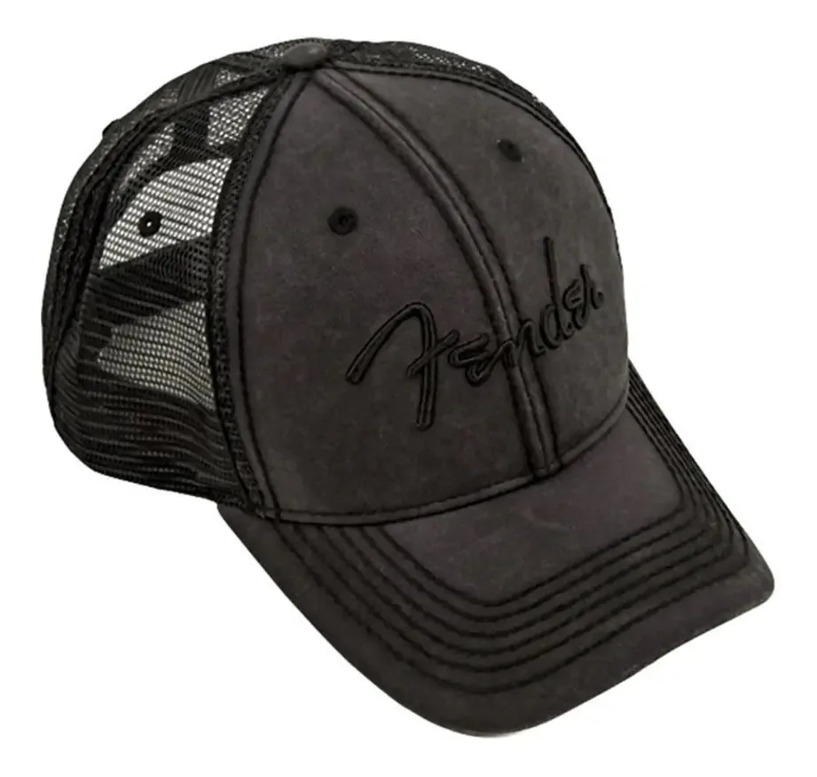 Boné Fender Trucker Blackout Preto
