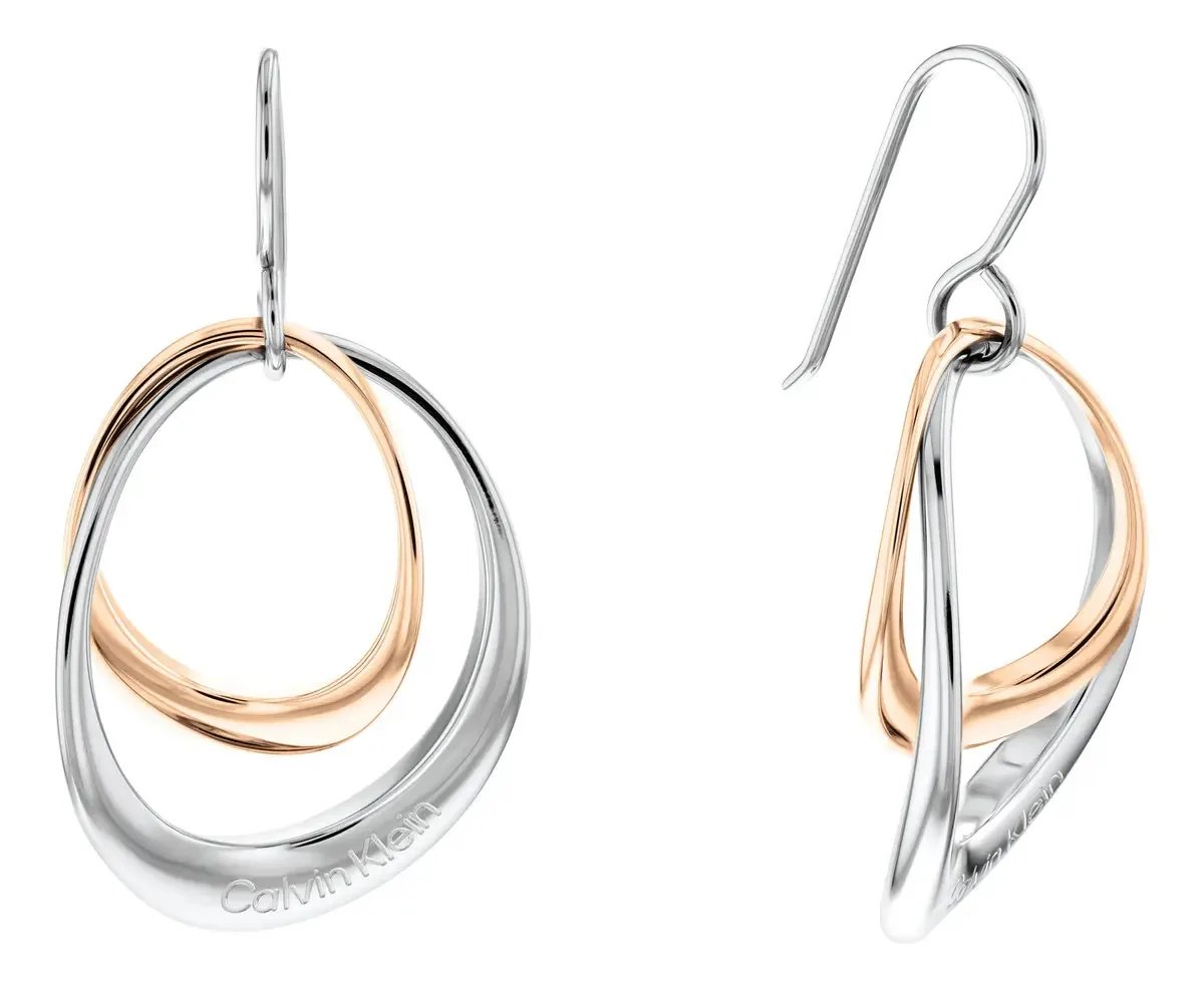 Brincos femininos Calvin Klein 35000003 Warped Family