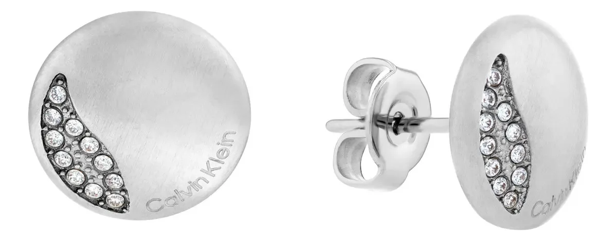 Brincos pendentes de aço inoxidável Calvin Klein 35000137