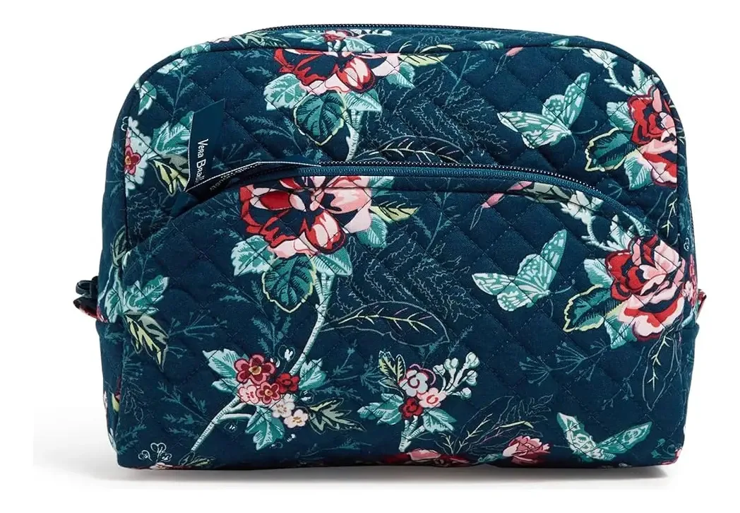 Bolsa organizadora de maquiagem cosmética Vera Bradley Grand