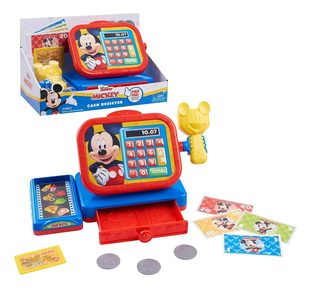 Caixa registradora Mickey Mousse Disney Junior 3+ Ruz