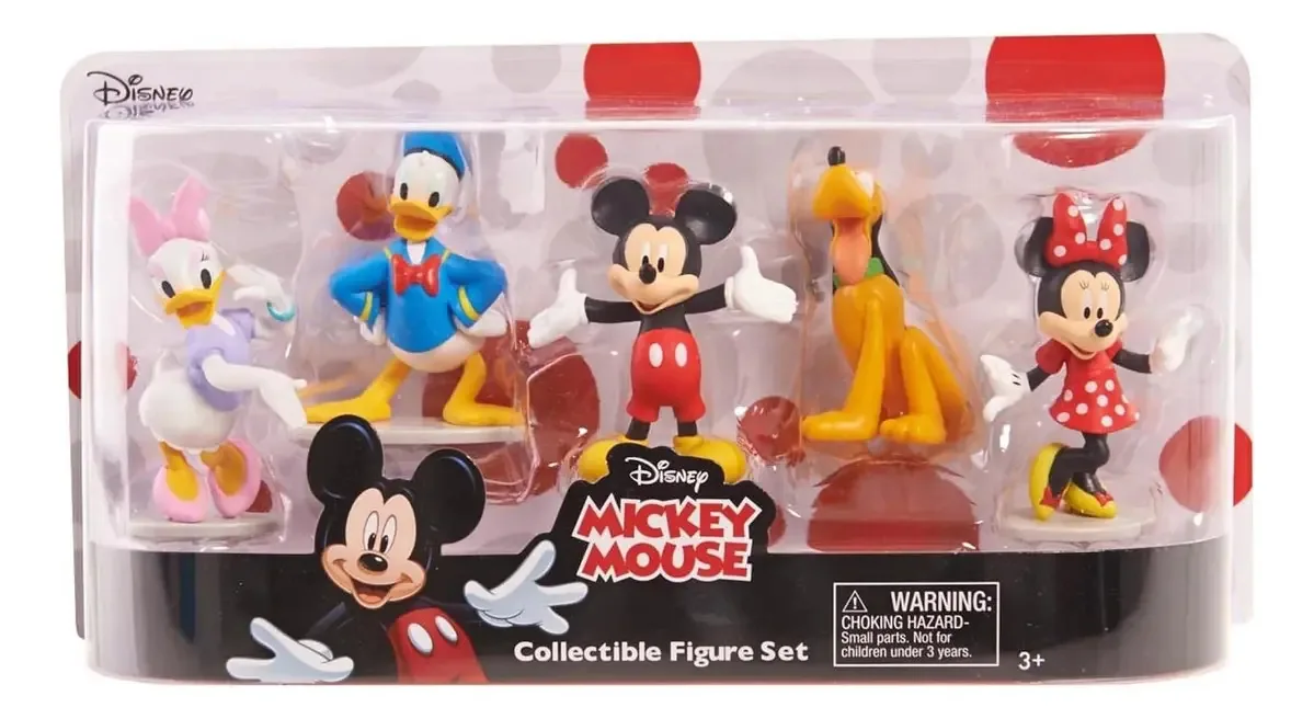 Conjunto de figuras colecionáveis Just Play Mickey Mouse