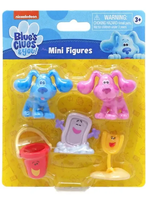 Conjunto de bonecos de ação Just Play Mini Figures The Tracks Of Blue - 5 peças
