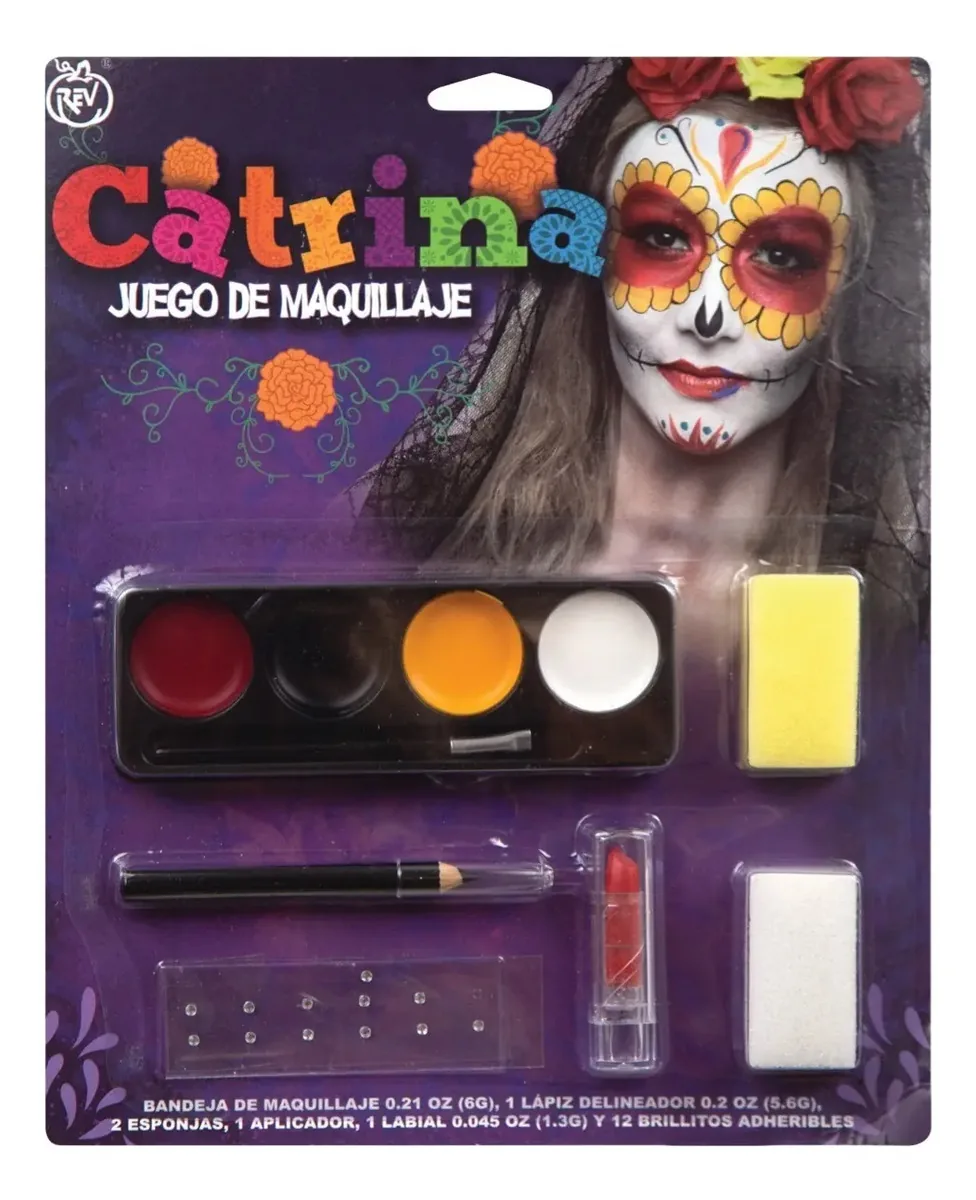 Fantasy Makeup - Conjunto de maquiagem Red Catrina