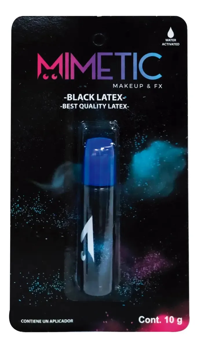 Aplicação de maquiagem Fantasy - Black Latex