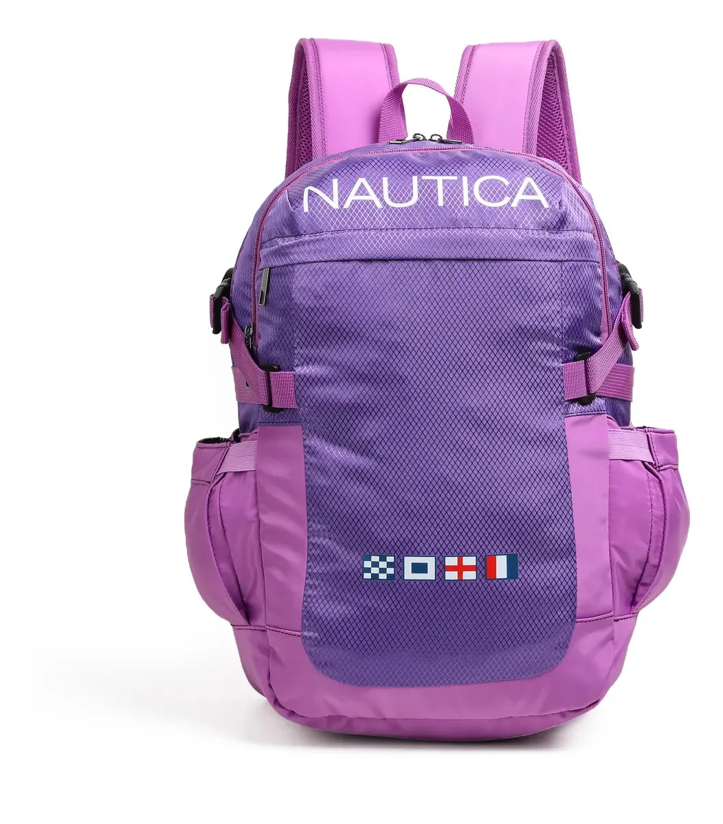 Mochila náutica com suporte para laptop. Violeta Liso