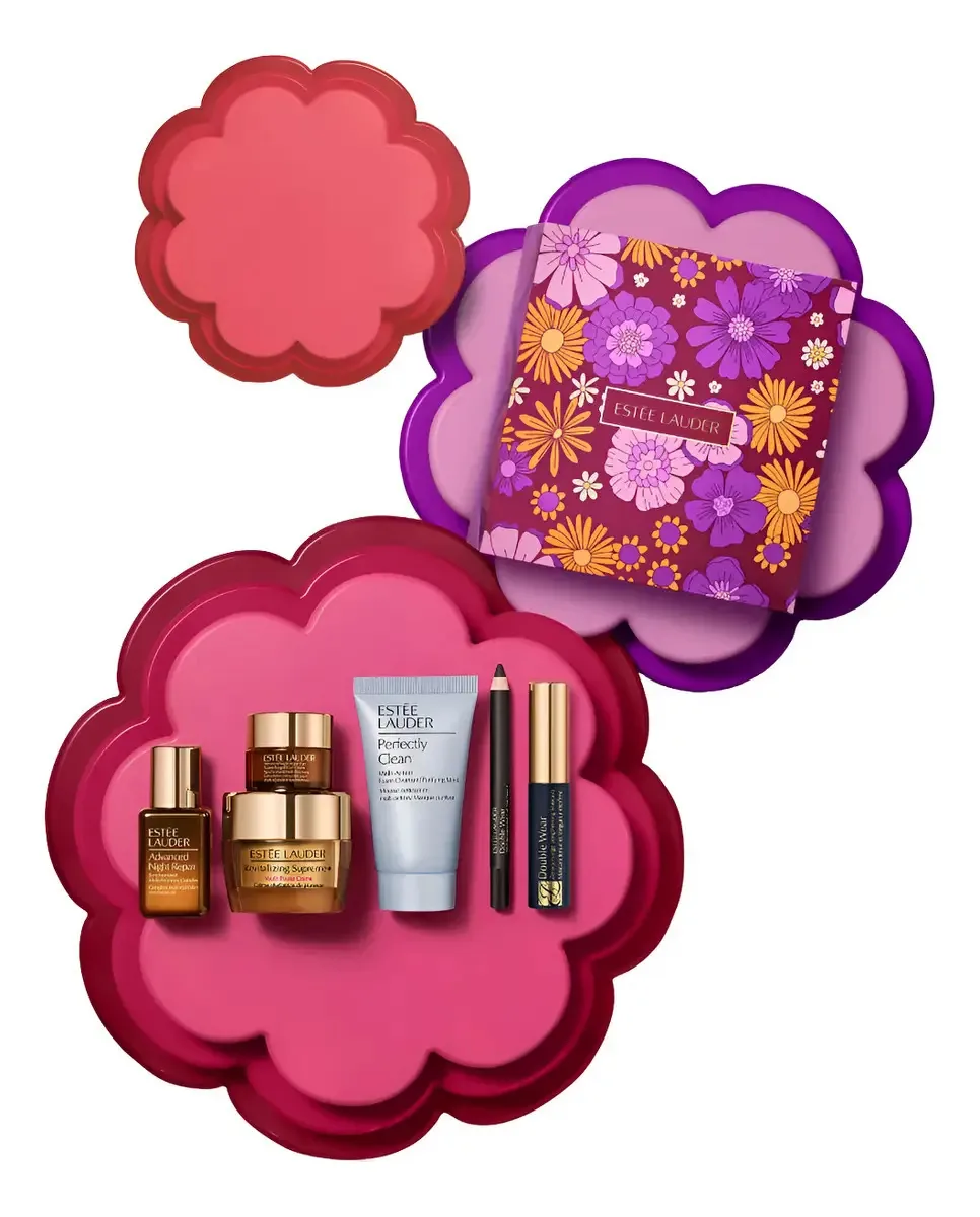 Mini Kit Estée Lauder: Essenciais de Cuidados com a Pele e Maquiagem | 6un
