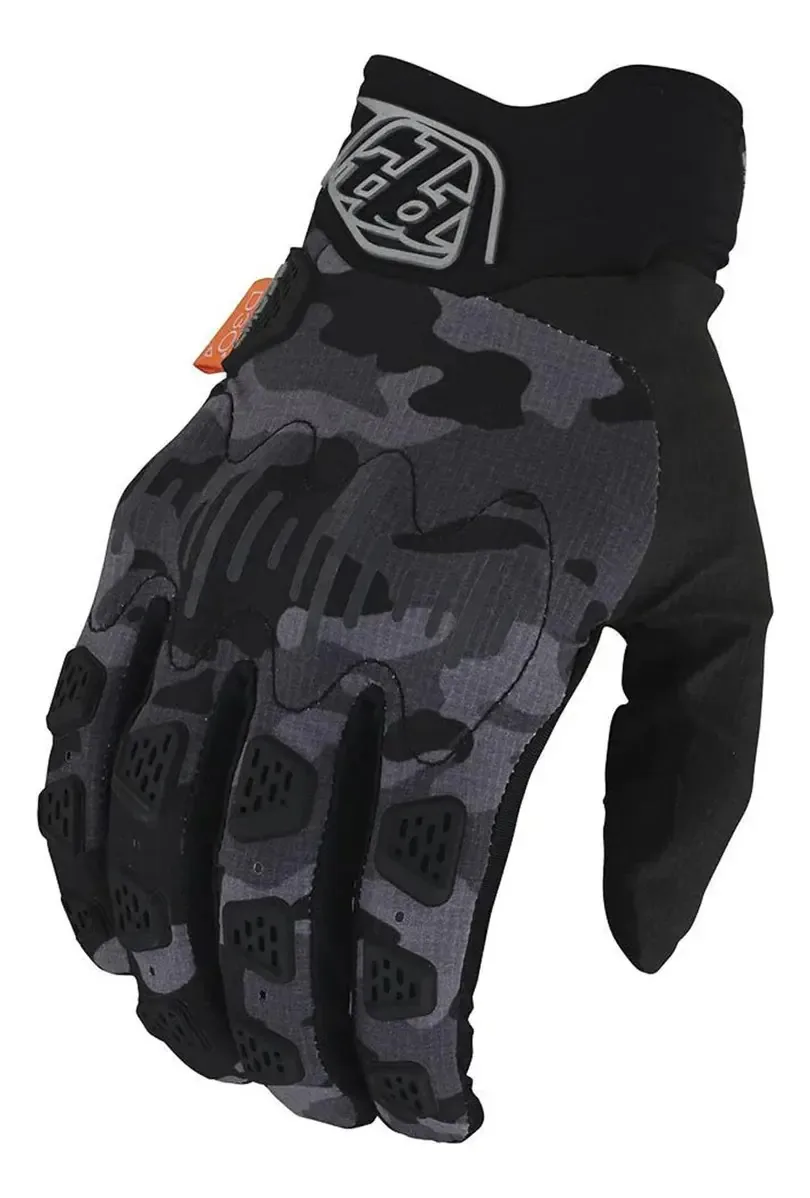 Luva Scout Gambit Glove Camo Para Pilotos Motocross Corrida Cor Cinza Tamanho G