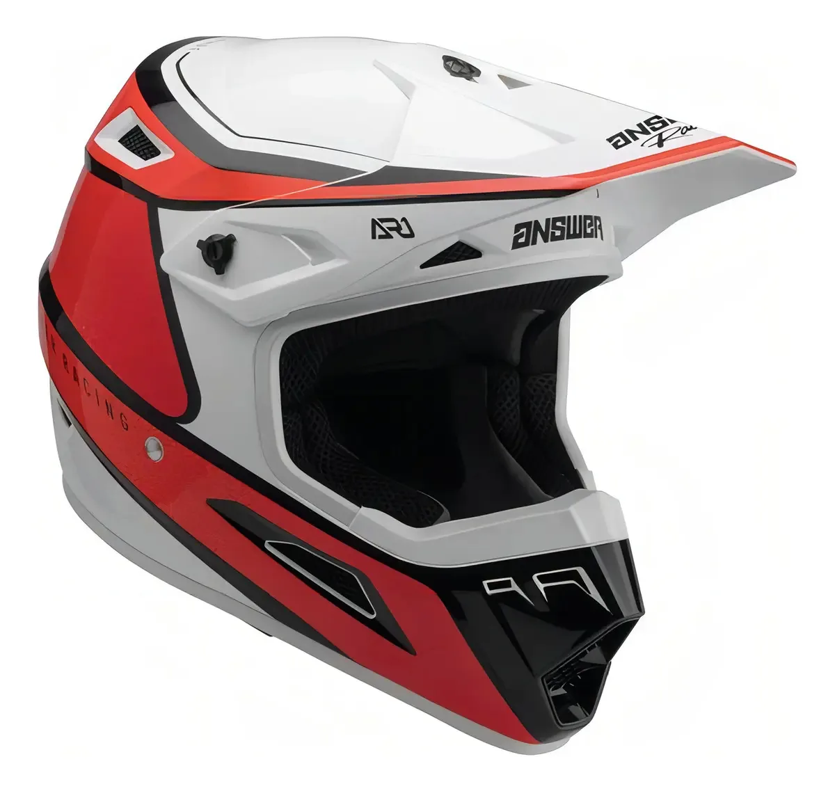 Capacete Moto Answer Ar1 Vivid Cor Vermelho Capacete Tamanho S