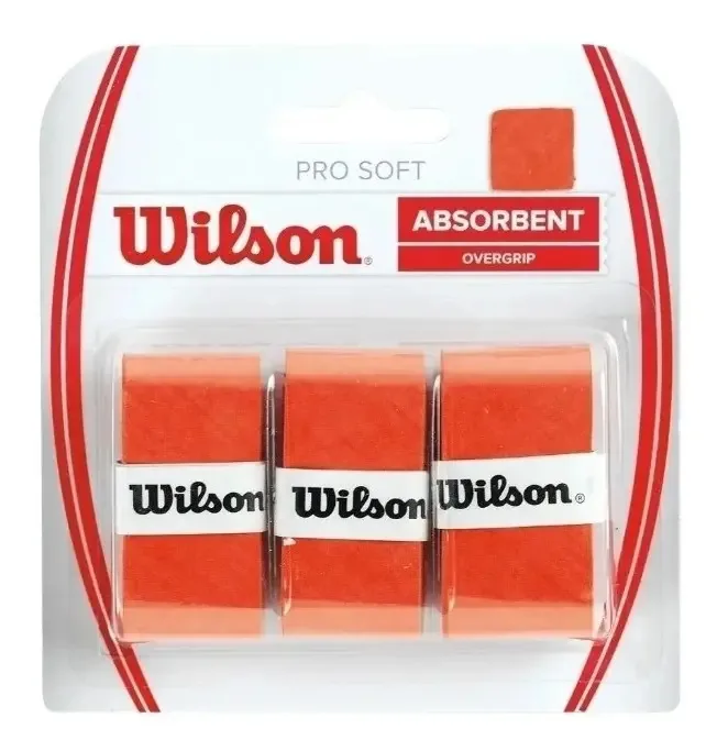 Overgrip Wilson Pro Soft Laranja Cli
