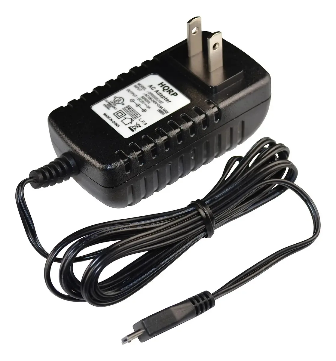Adaptador CA Hqrp para Oontz Angle-3 Alto-falante Bluetooth Portátil Angle3 Cabo de Alimentação Carregador + Adaptador de Plugue Europeu
