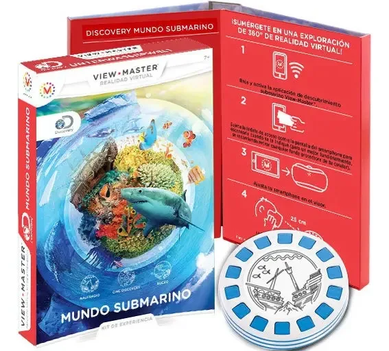 Kit de experiência de realidade virtual do mundo subaquático View-Master