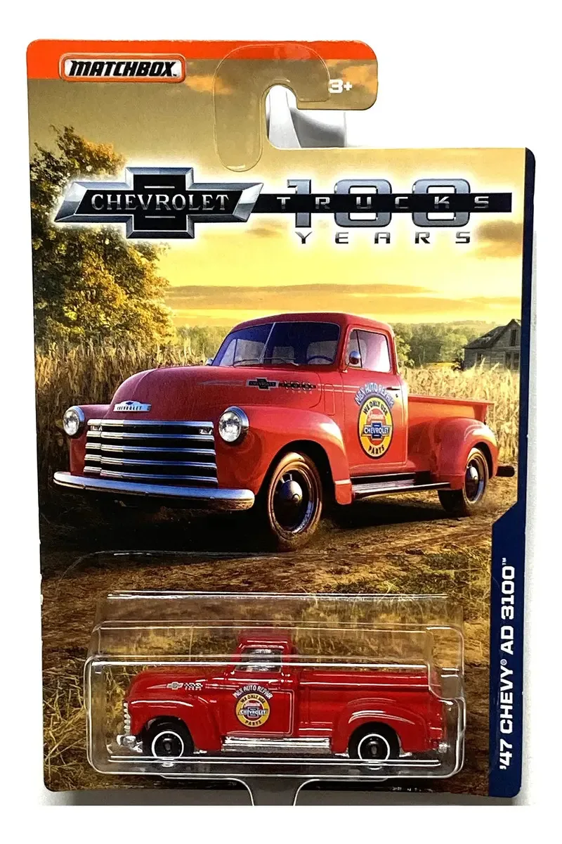 Caixa de fósforos Chevy Ad 3100 '47