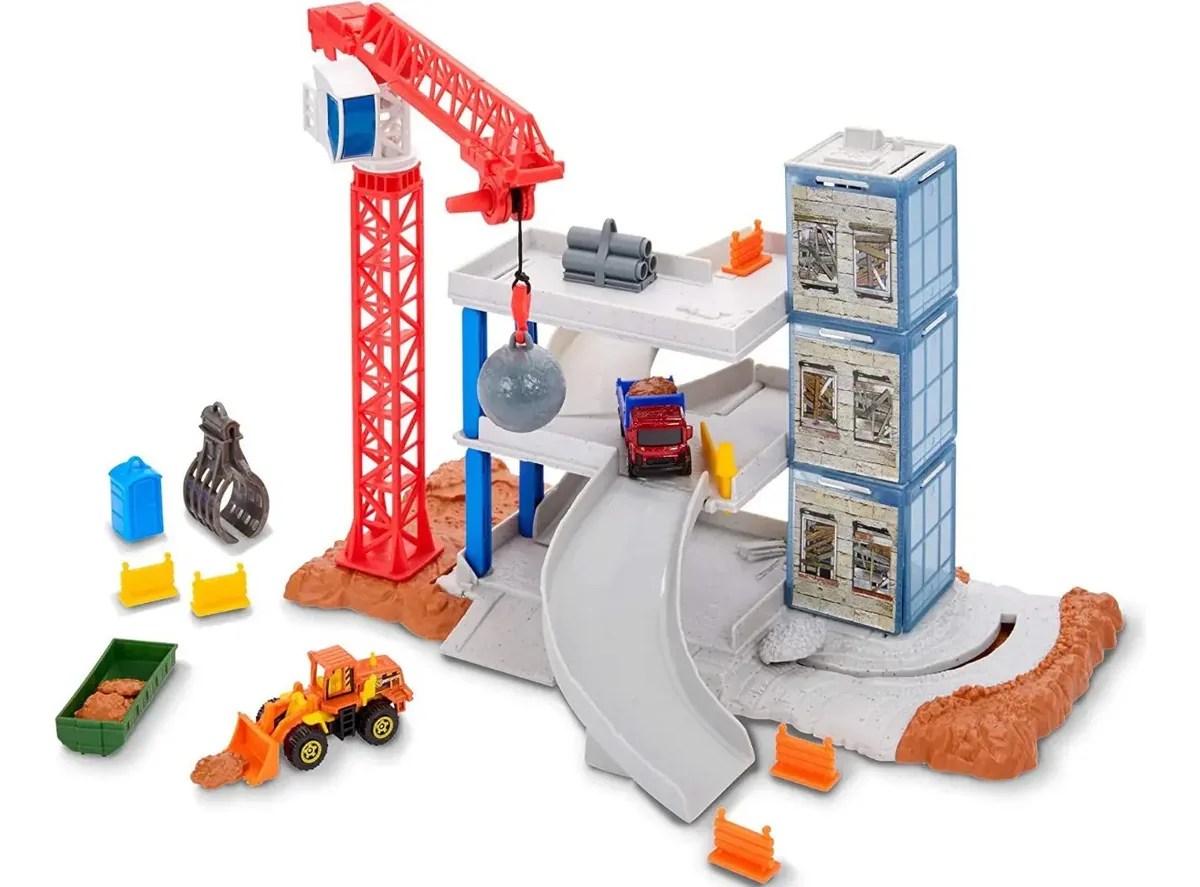 Brinquedo multicolorido Matchbox Downtown Demolition Playset