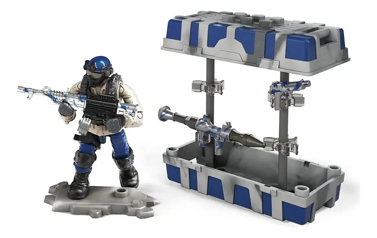 Conjunto de construção Mega Construx, brinquedos de construção, Gfw76, 39 peças