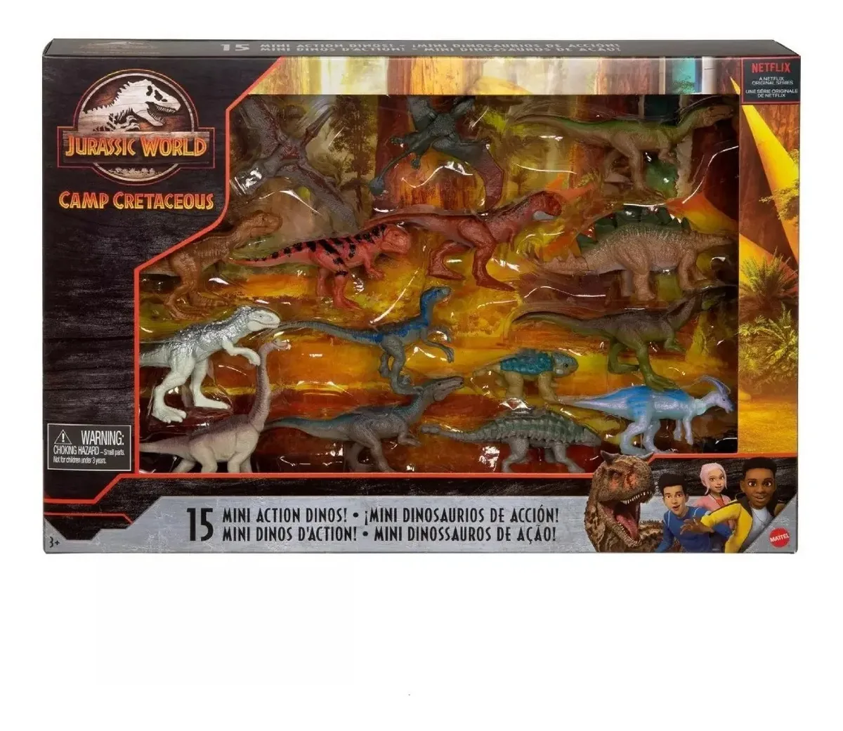 Conjunto Mini Figuras Dinosaurios Jurassic World Original