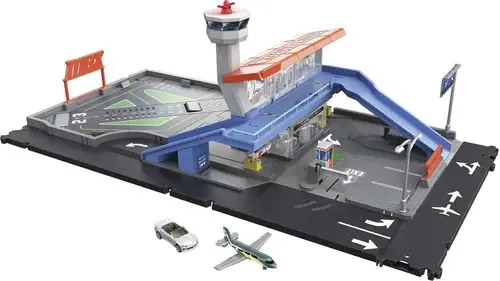 Aventura no aeroporto Matchbox Action Drivers com 1 carro