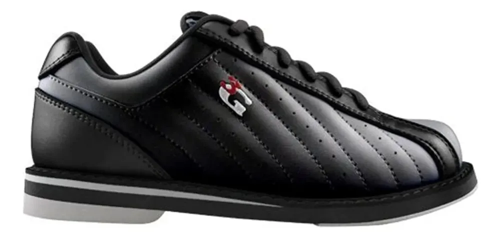 Sapatos de Boliche Unissex 3G Kicks para Homens, Pretos 11 US