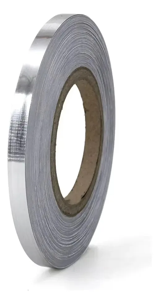 Fita adesiva Fitas de junção prateadas de 1 cm e 50 Mts