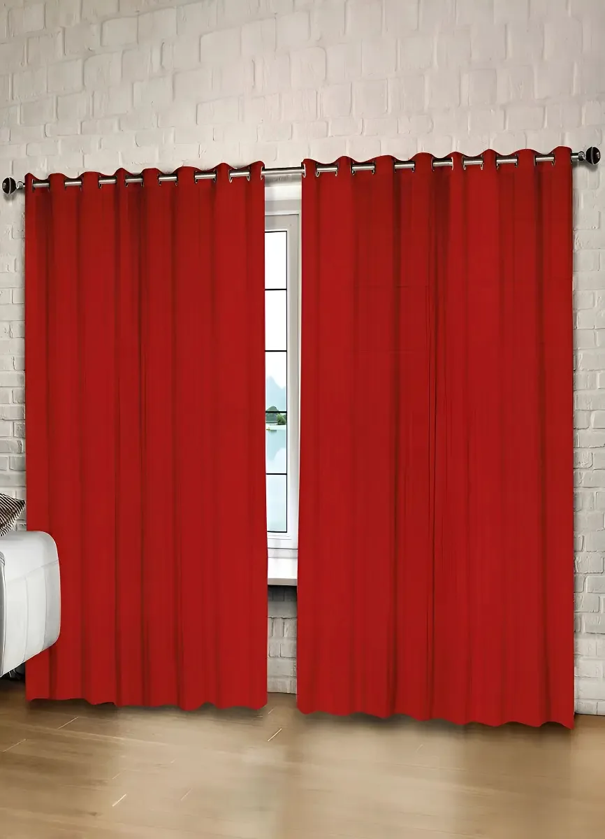 Cortinas Oxford 3 X 2,80 - Imperdível Cor Vermelho