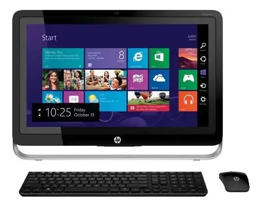 Computador All In One Hp Core I5 8gb 1tb Led 23 Win 10