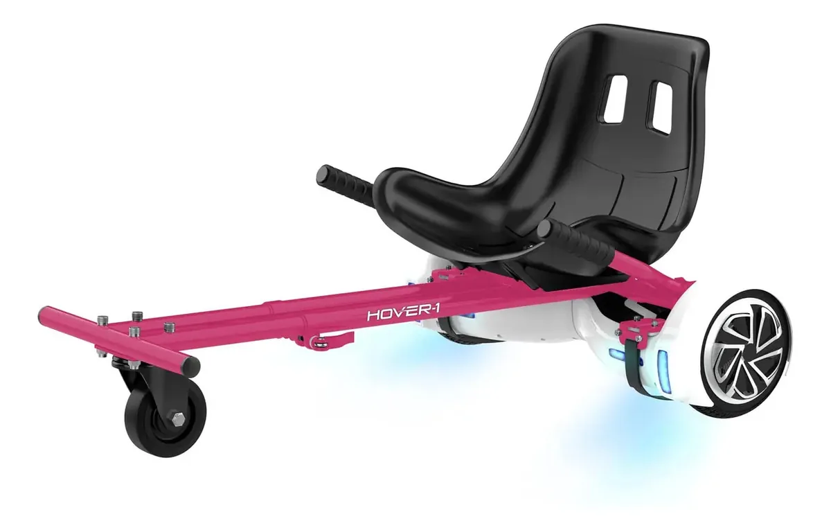 Hover-1 Acessório Para Buggy | Compatível Com Hoverboards Elétricos De 6.5 E 8 Polegadas, Controle De Roda Traseira Operado À Mão, Estrutura E Correias Ajustáveis, Fácil De Montar E Instalar