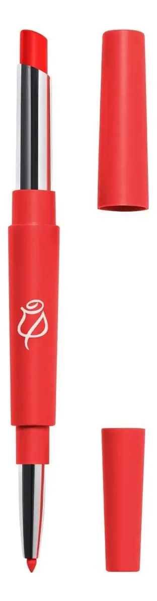 Delineador de lábios 2 em 1 e delineador de lábios Ilusion 20051 Red Color