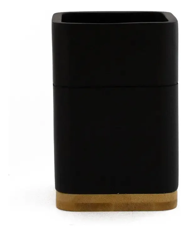 Copo de escova de dentes Phoenix Black Polyresin
