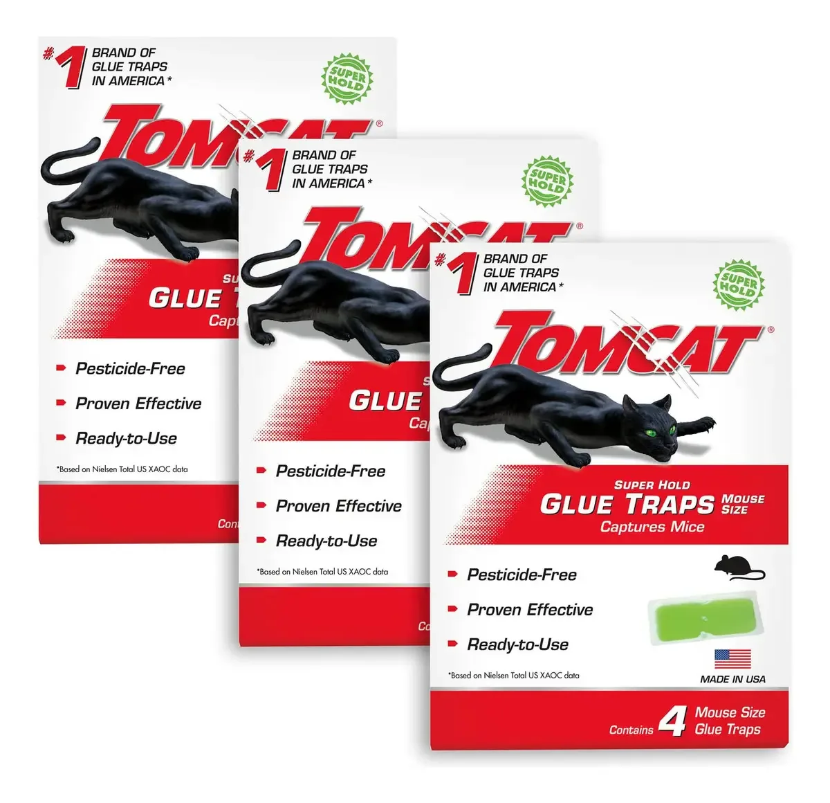 Tomcat Armadilhas de Cola Super Hold Tamanho Rato, Pacote