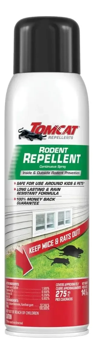 Tomcat Spray Repelente Para Ratos & Ratas 397gr 14oz