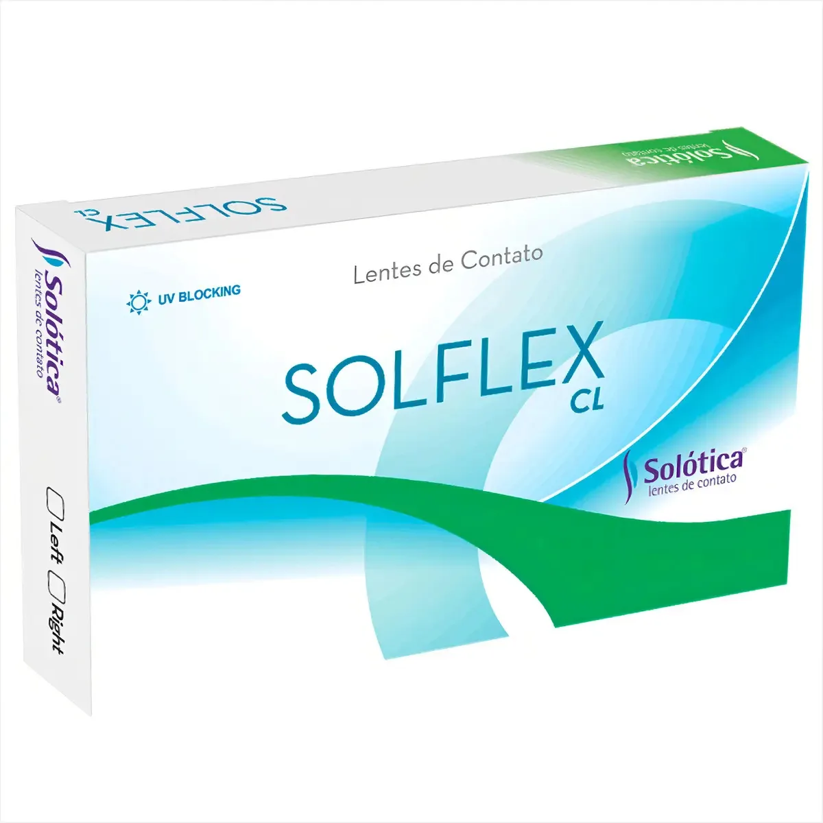 Lentes De Contato Solflex Cl Grau Esférico +2.00 Hipermetropia