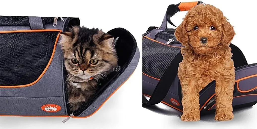Bolsa P Pets Para Cabines De Avião 41x26cm
